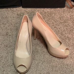 Nine West peep toe heels